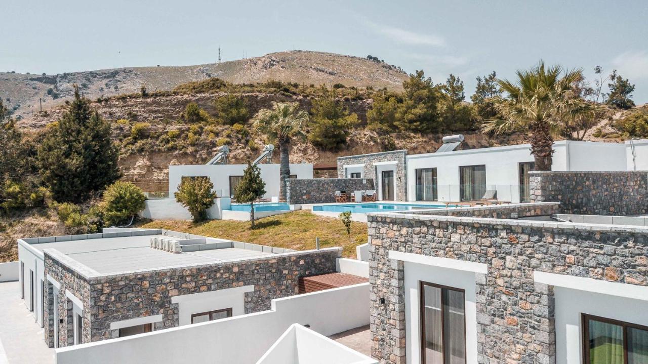 Terra Pietra Luxury Villas & Suites Лардос Екстер'єр фото