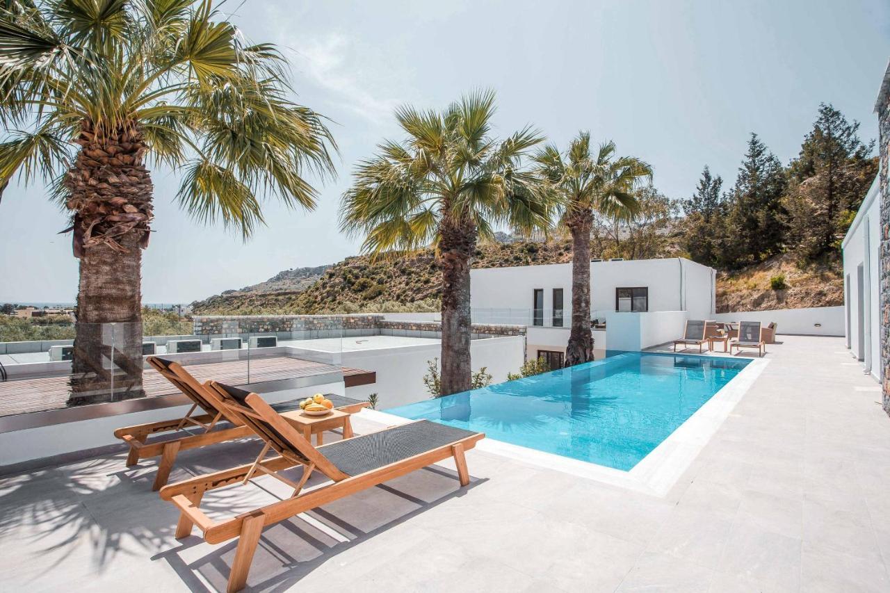 Terra Pietra Luxury Villas & Suites Лардос Екстер'єр фото