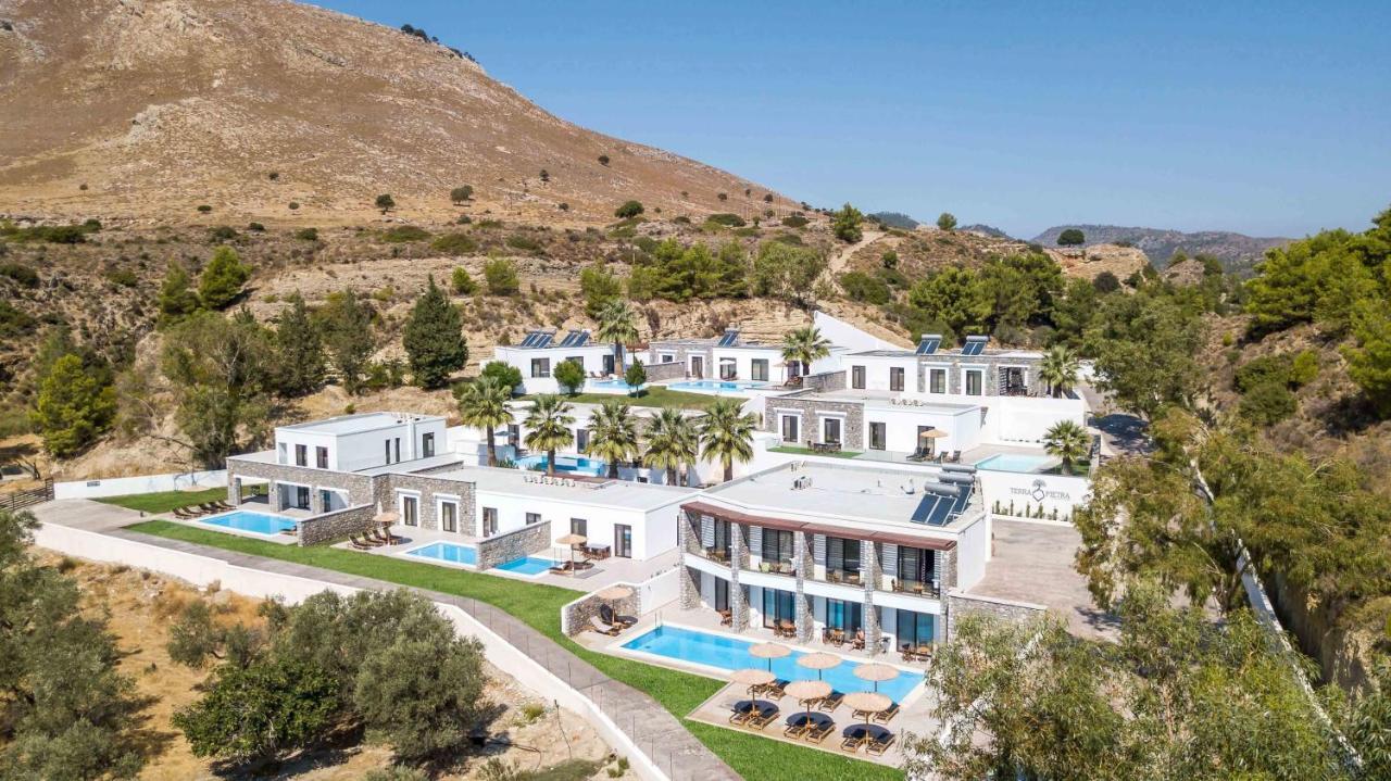 Terra Pietra Luxury Villas & Suites Лардос Екстер'єр фото