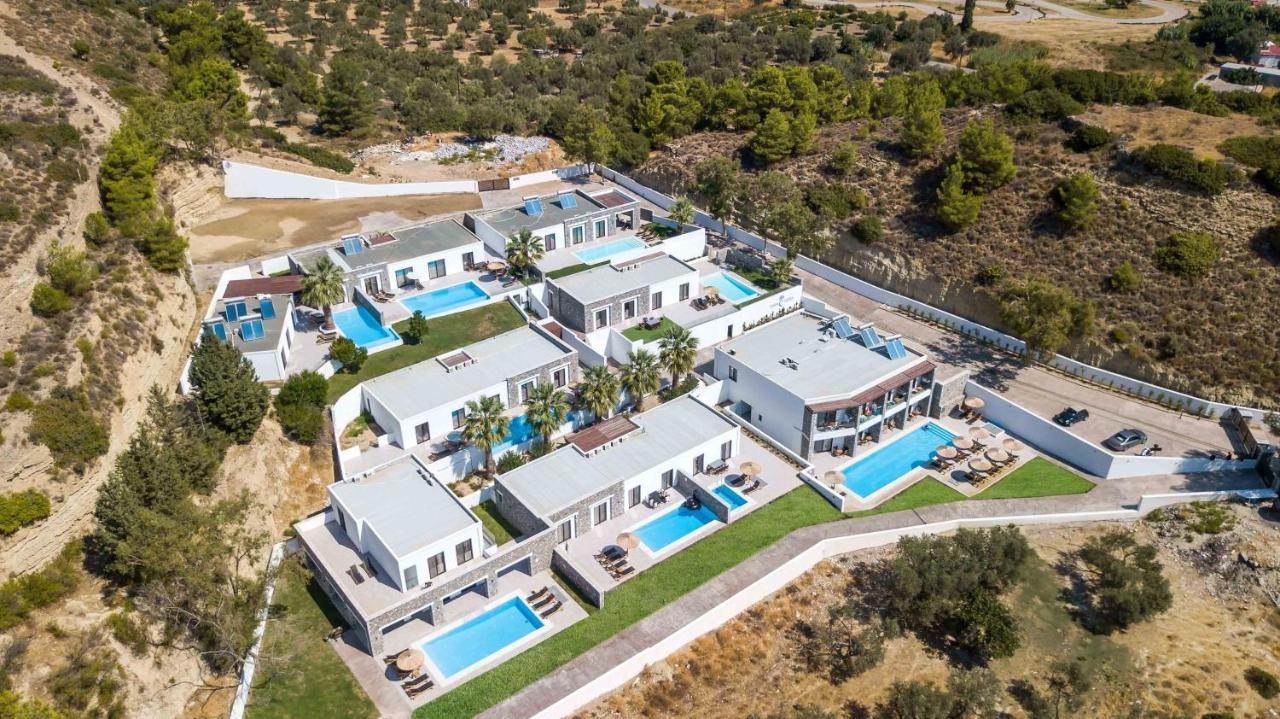 Terra Pietra Luxury Villas & Suites Лардос Екстер'єр фото